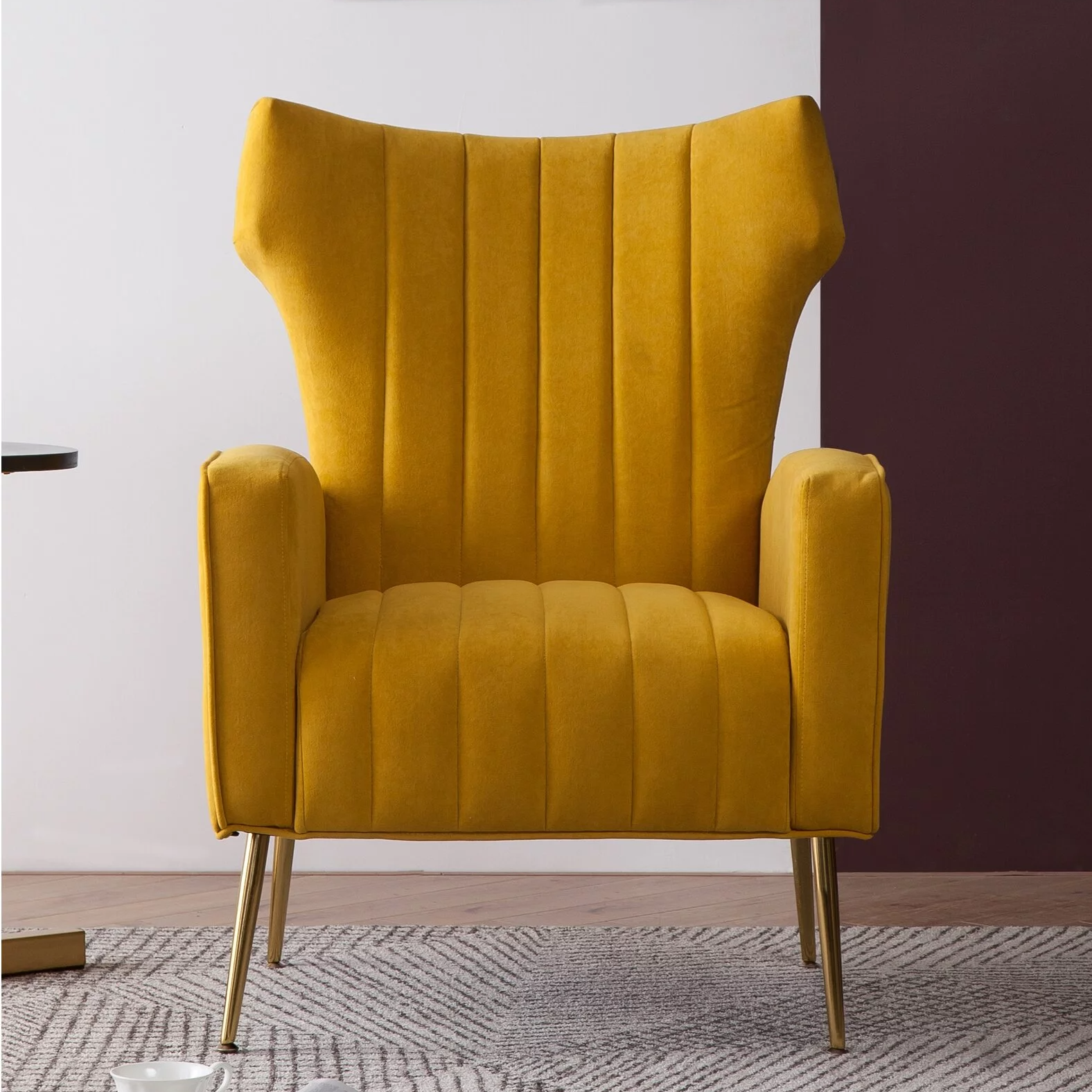 Beech wood armchair - BUF72