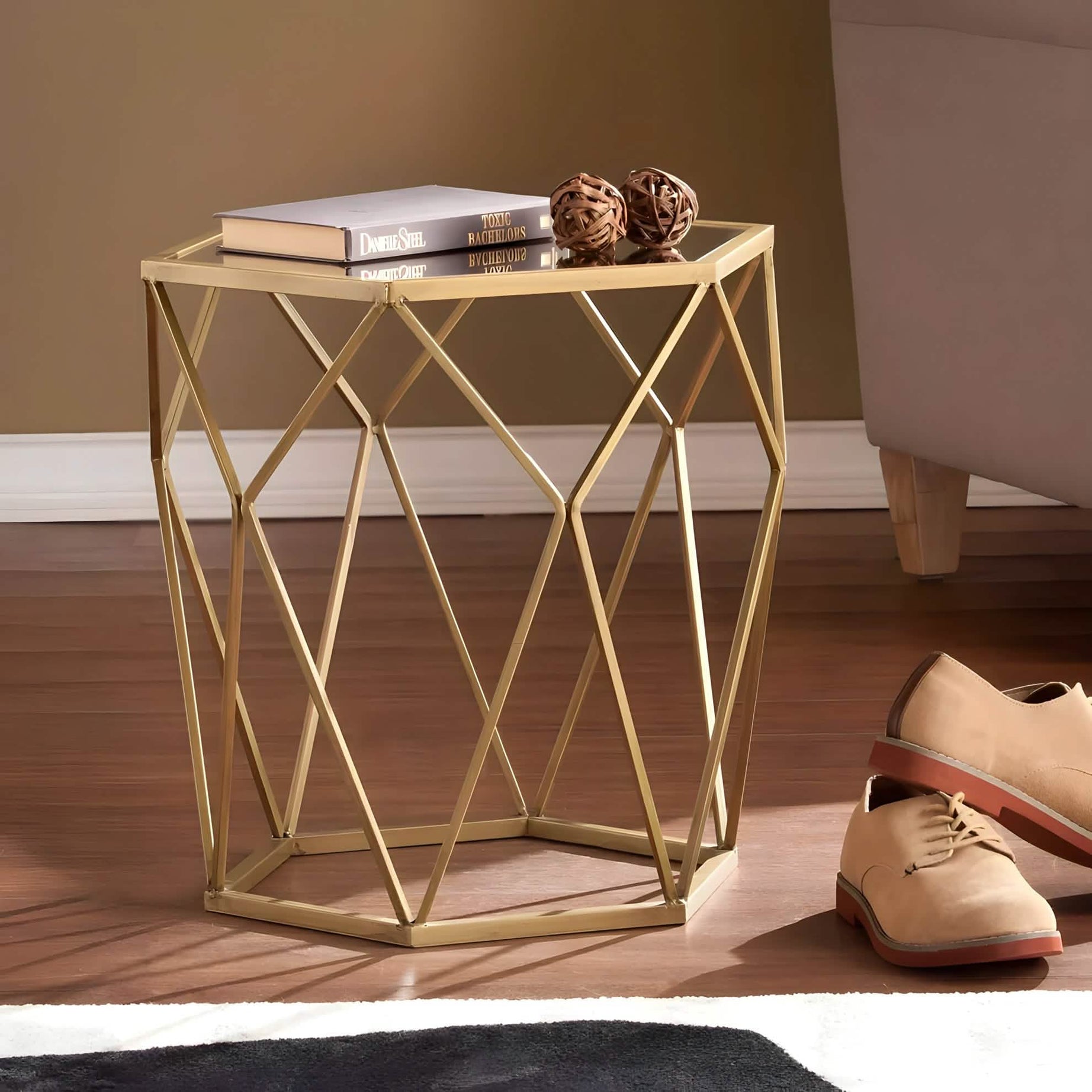 Glass Side Table - RON70