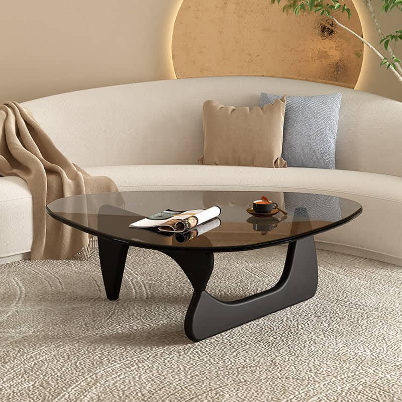 طاولة قهوة بسطح زجاج  - SKY-homznia
