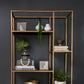 Metal and wood shelving unit - RON26