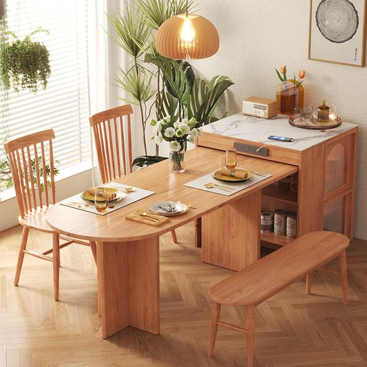 طاولة طعام خشبية حديثة - SKY