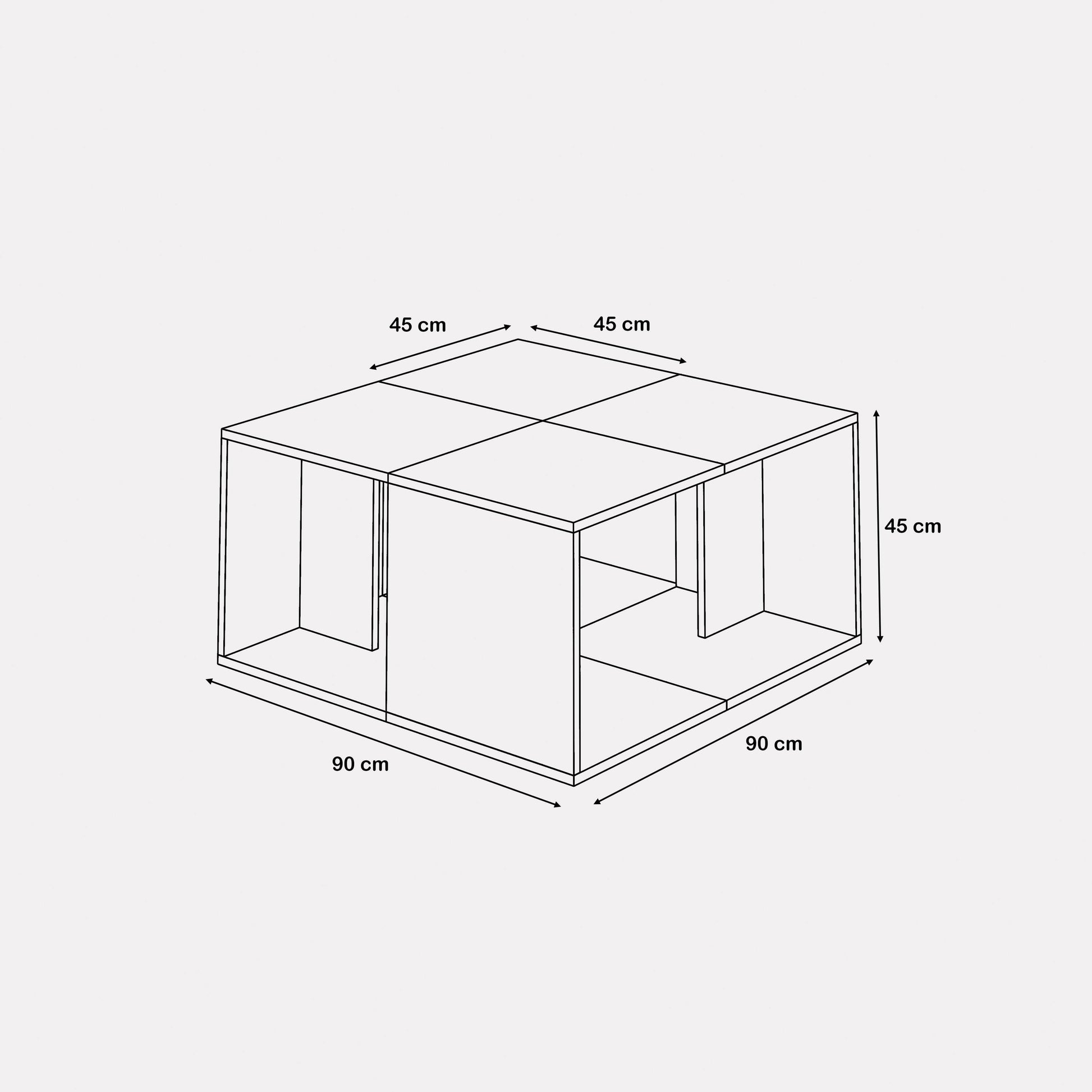 طاولة قهوة بتصميم مبتكر - ZAT21-homznia