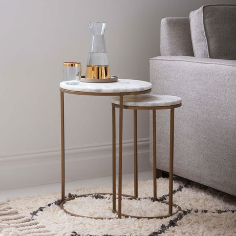 Double Round Side Table - CH389