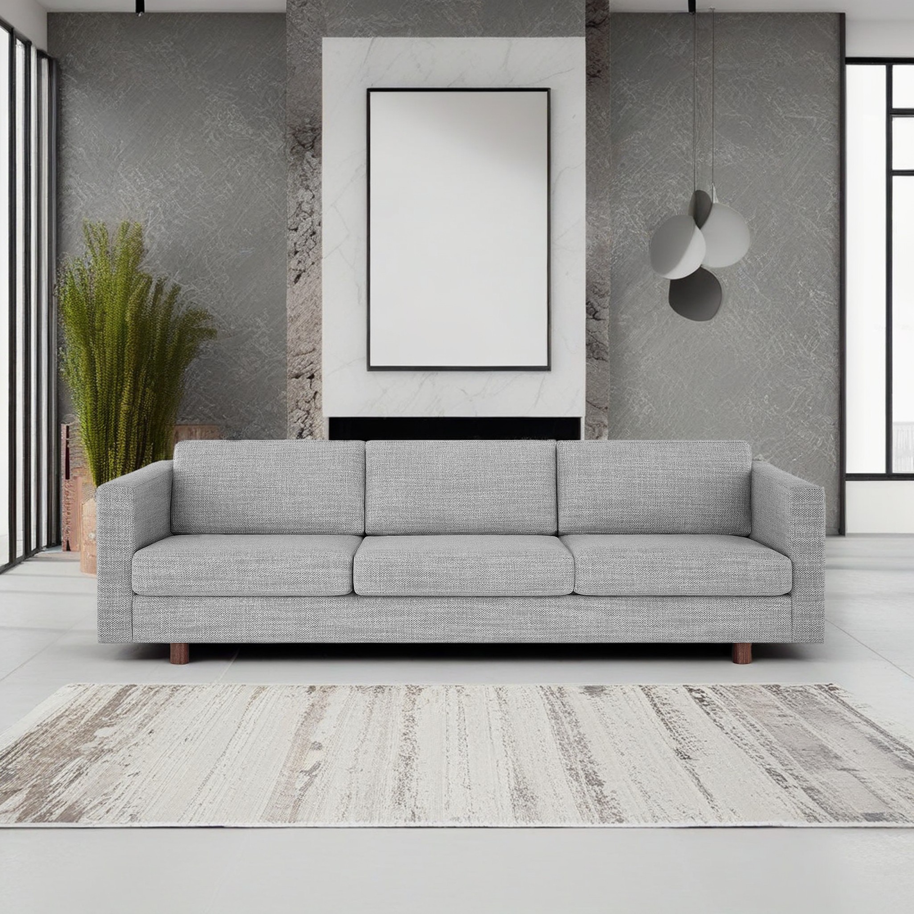 Beech wood sofa - BUF37