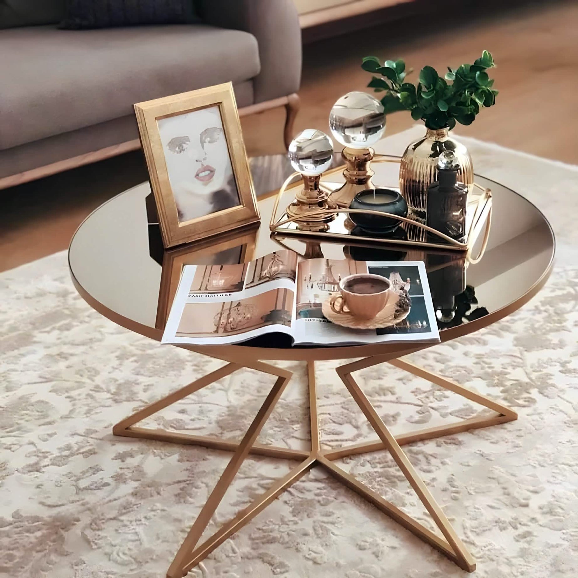 Glass Coffee Table - RON81