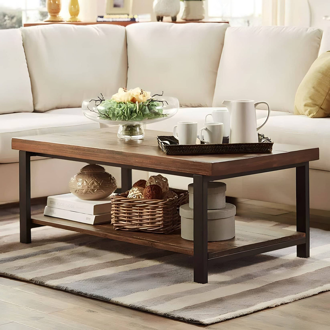 Black*Brown Coffee Table - ROW4