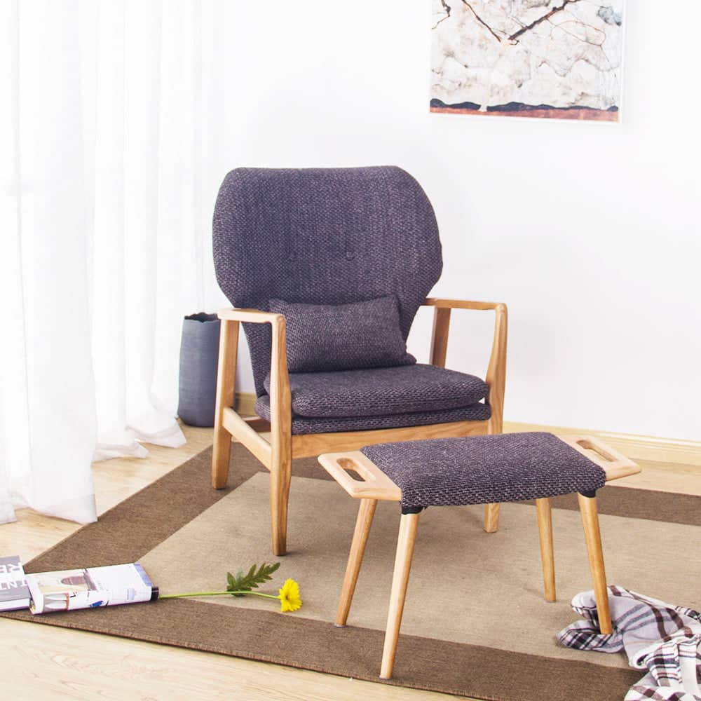 كرسي استرخاء خشبي حديث - SAGE-homznia