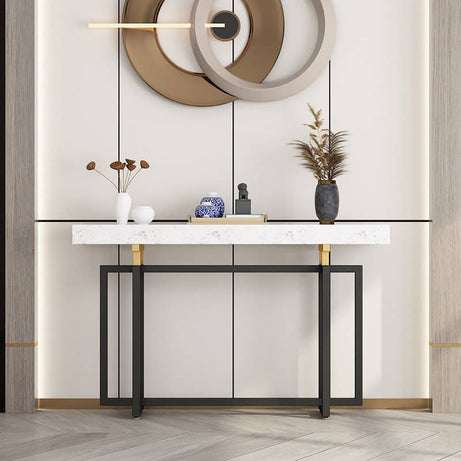 كونسول بسطح رخامي - PINE-homznia