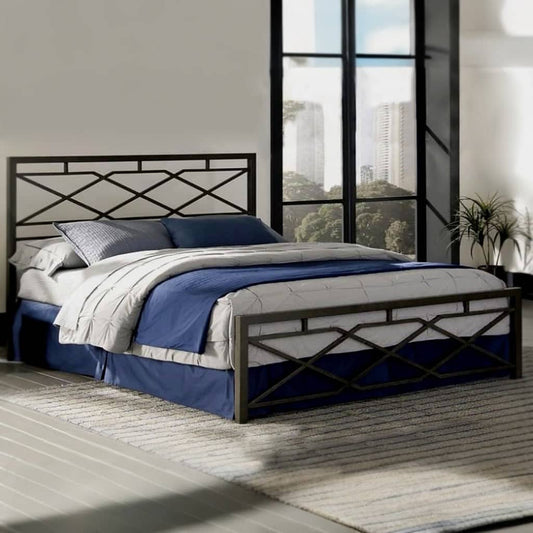 سرير بتصميم معدني - NAV33-homznia