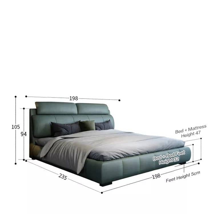 سرير بتصميم فاخر - ROOK-homznia