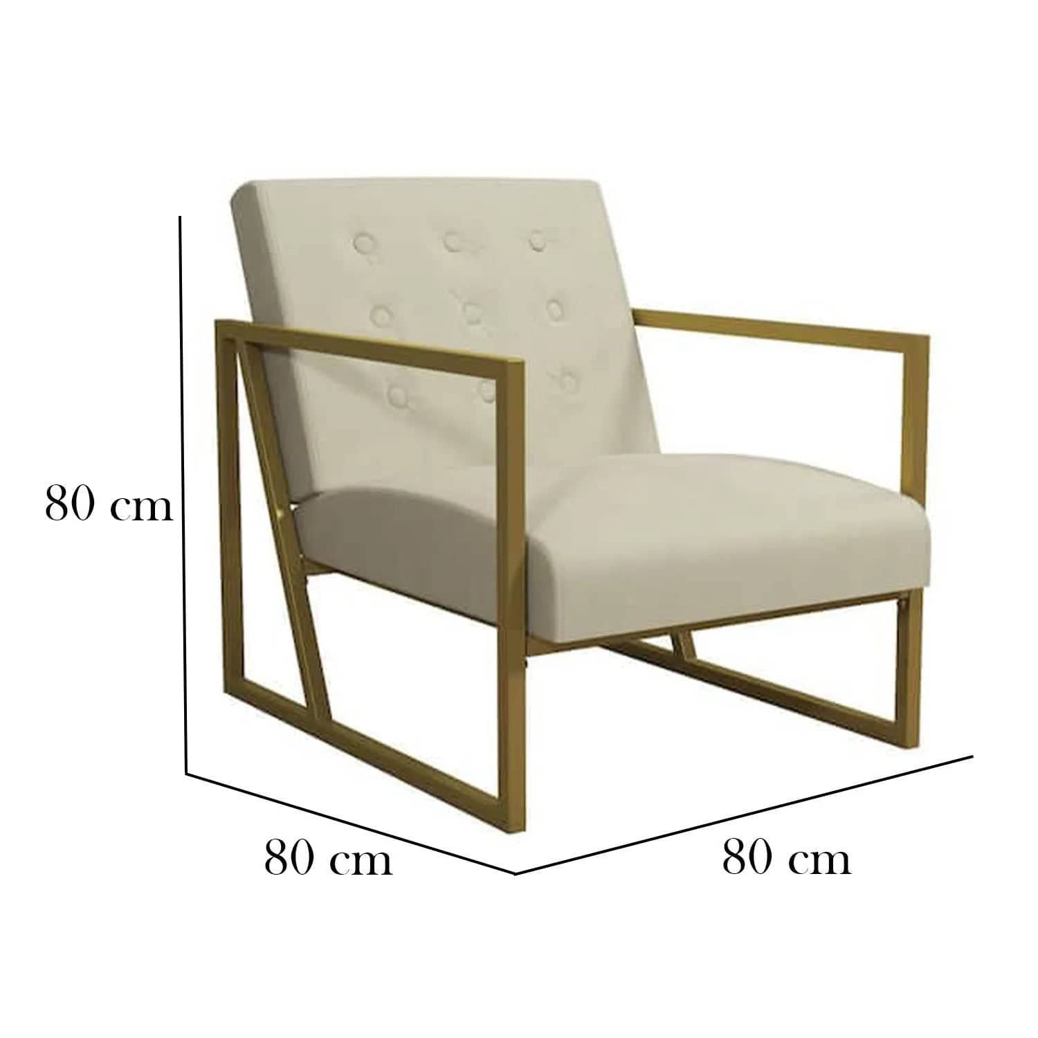 كرسي استرخاء بأرجل معدنية - CH51-homznia