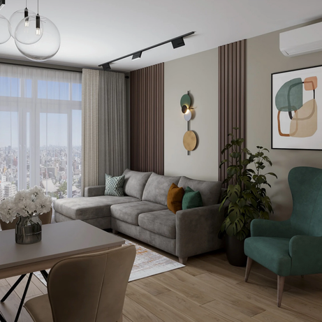كنب زاوية بتصميم مودرن - PLC15-homznia