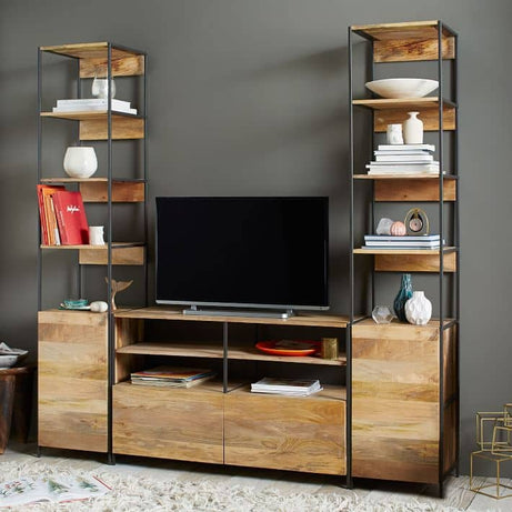 طاولة تلفاز مع وحدة أرفف - MODULUXE-homznia