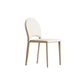 كرسي جلد بتصميم مينامليست - OASIS-homznia