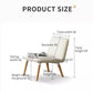 كرسي خشبي بتصميم مينامليست - SAGE-homznia