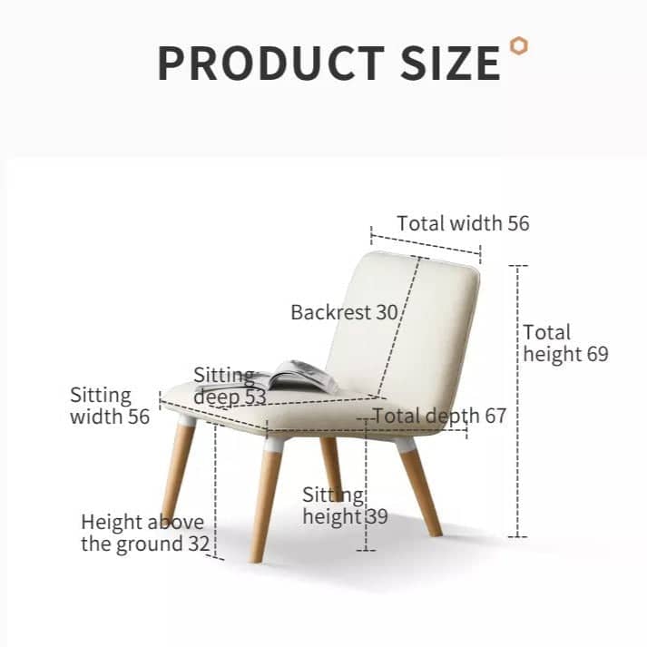 كرسي خشبي بتصميم مينامليست - SAGE-homznia