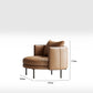 كرسي جلد بتصميم حديث - OASIS-homznia