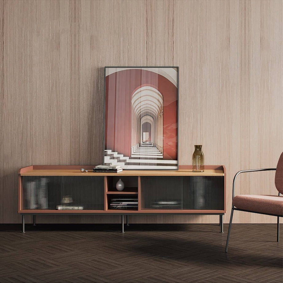 طاولة تلفاز خشبية - MODULUXE-homznia