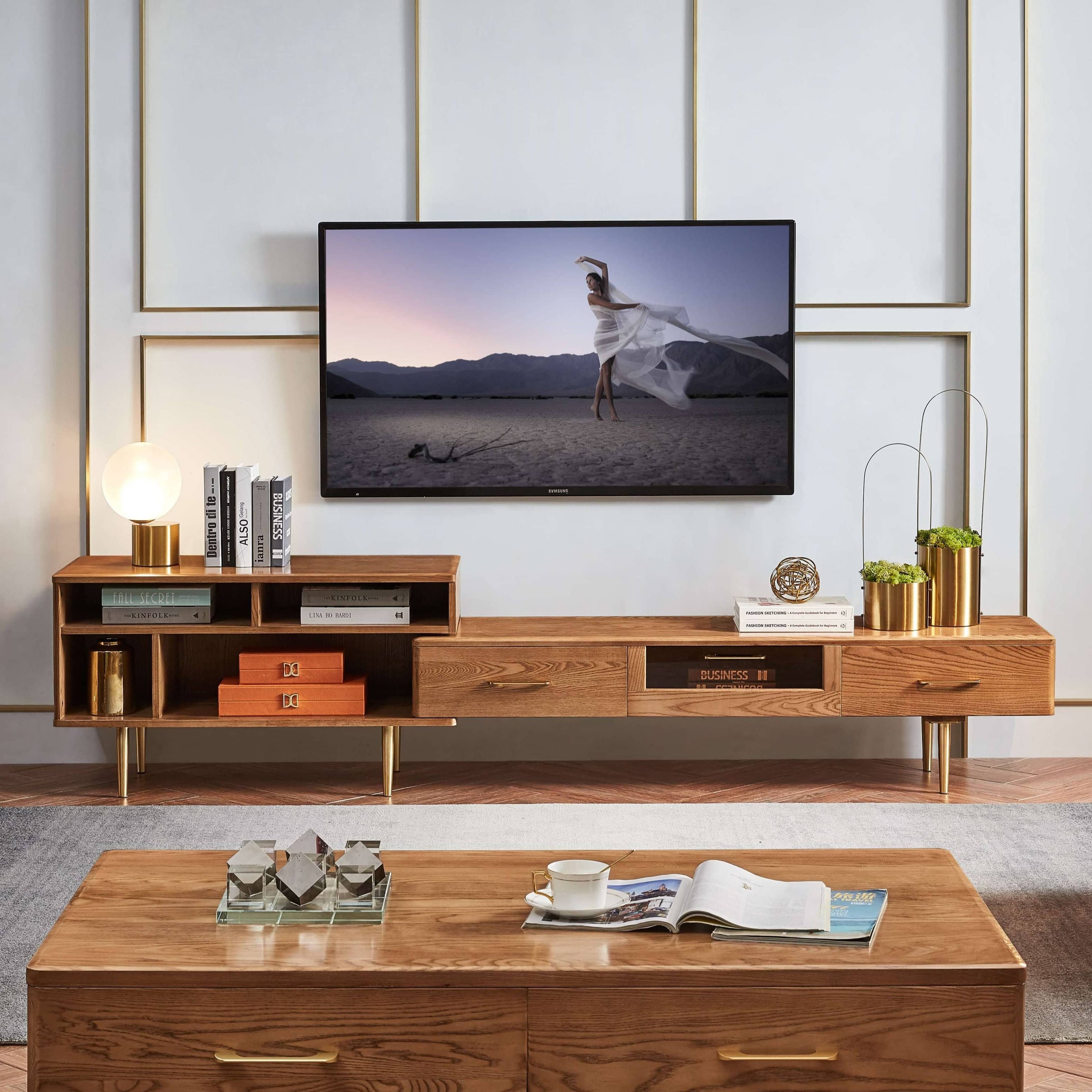 طاولة تلفاز مودرن - MODULUXE-homznia