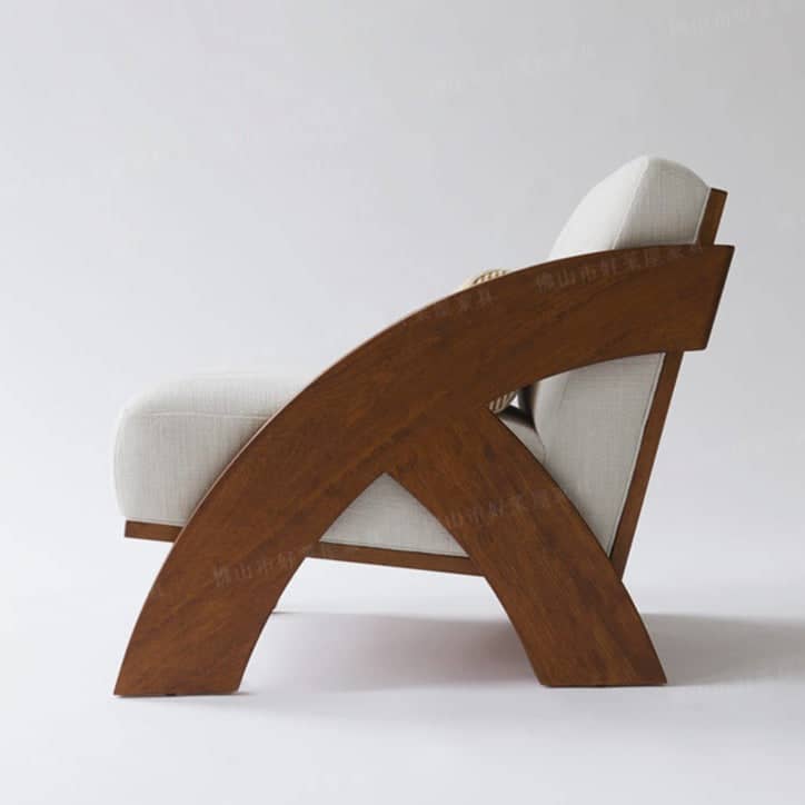 كرسي استرخاء بإطار خشبي - BAYTK-homznia