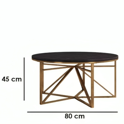 طاولة قهوة بتصميم هندسي - NAV1-homznia