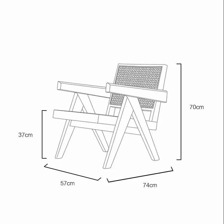 كرسي بتصميم ريفي - BAYTK-homznia