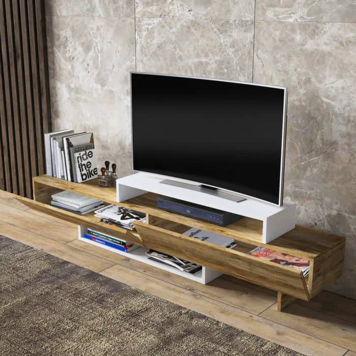 طاولة تلفاز خشبية مميزة - NAV127-homznia
