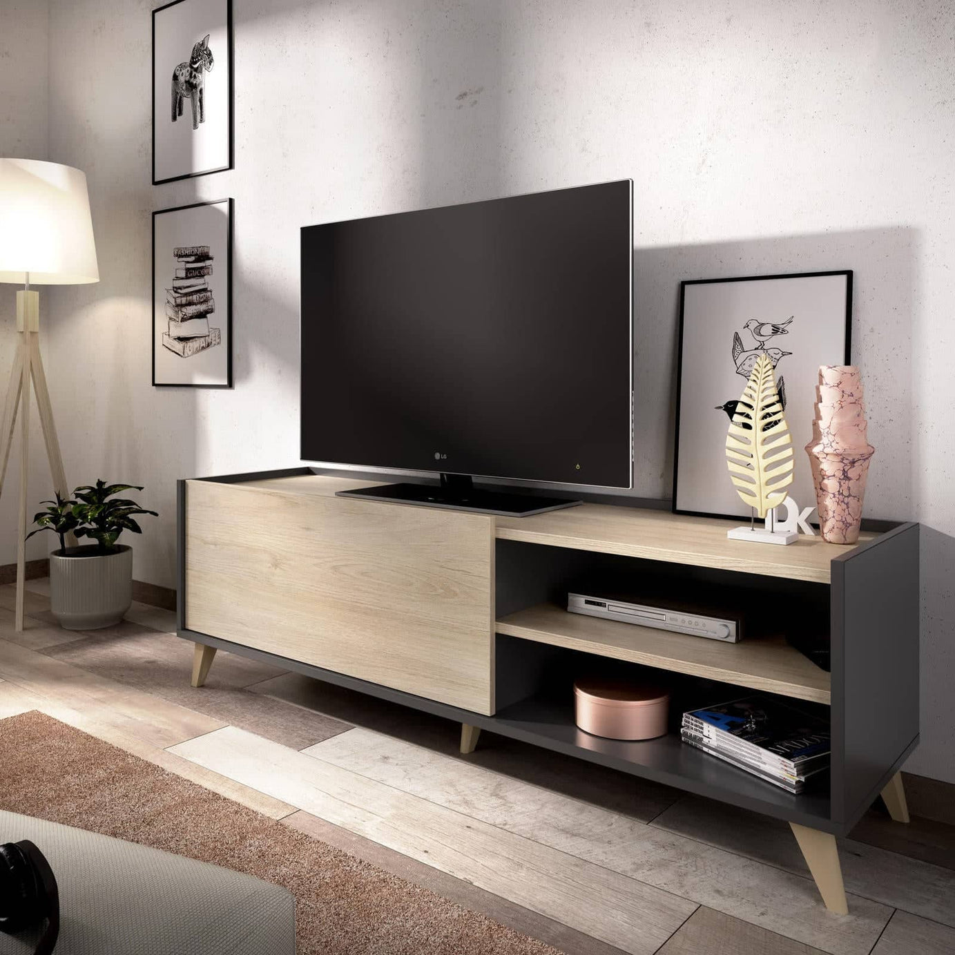 طاولة تلفاز بتصميم راقي - CLG254-homznia