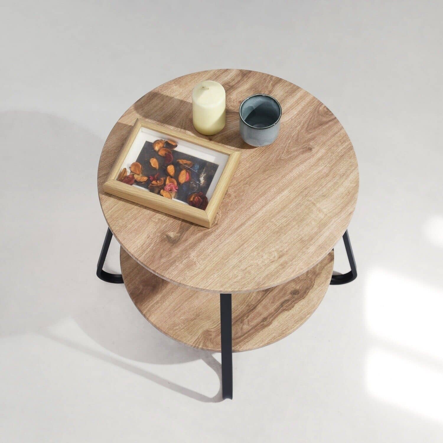 طاولة خشبية برف - CH356-homznia