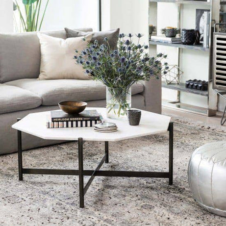 طاولة قهوة بتصميم سداسي - CH197-homznia