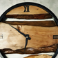 ساعة حائط خشبية بتصميم عتيق - RIS9-homznia