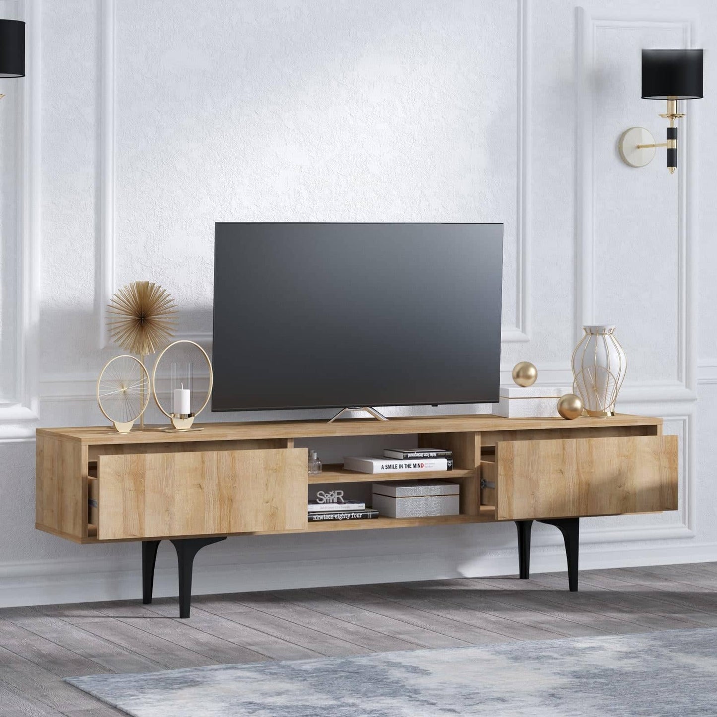 طاولة تلفاز خشبية مميزة - CLG261-homznia